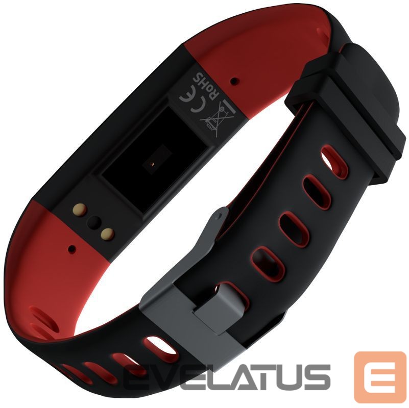 Fitness käevõru Evelatus Fitness Tracker EFT02 Black Red