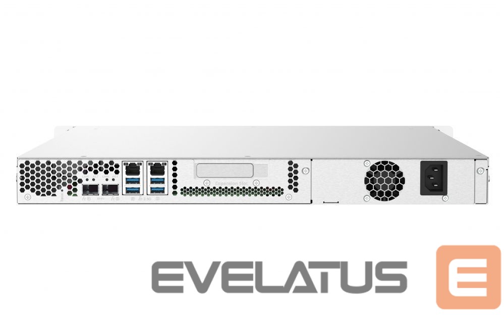 Mälupulk QNAP 4-Bay NAS TS-432PXU-2G Up to 4 SATA 6Gb/s, 3Gb/s, AL324 ARM Cortex-A57 Quad-Core, Processor frequency 1.7 GHz, 2 GB, DDR4, 2x10 Gigabit Ethernet SFP+; 2x2.5 Gigabit Ethernet; PCIe Gen 2 x2; 4x USB 3.2 Gen 1