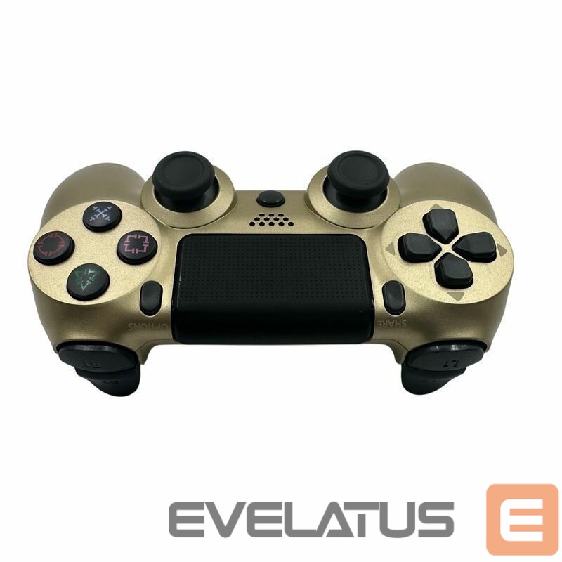 Kontroller GameBox P4 Wireless Vibration Bluetooth Controller for Play Station 4 / PC / TV / TV Box Gold