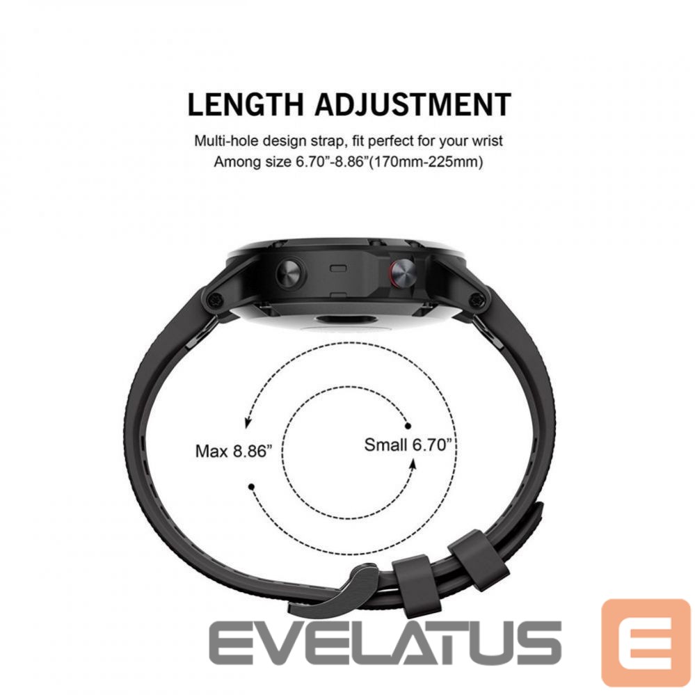 Rihm Tech-Protect Tech-Protect Smooth case for Garmin Fenix 5 / 6 / 6 Pro / 7 - black