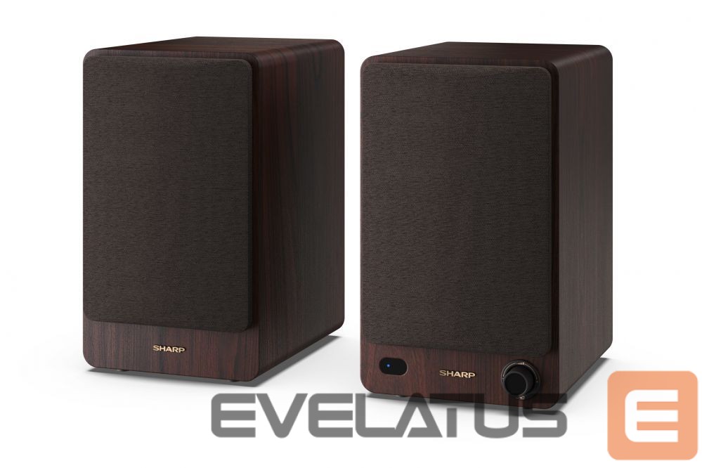Arvutikõlarid Sharp CP-SS30 Bookshelf Speakers, Brown