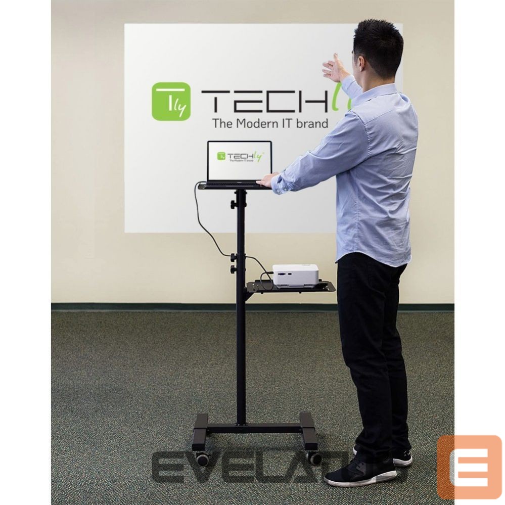 Ekraani kaitse Techly TECHLY Universal Adjustable Trolley
