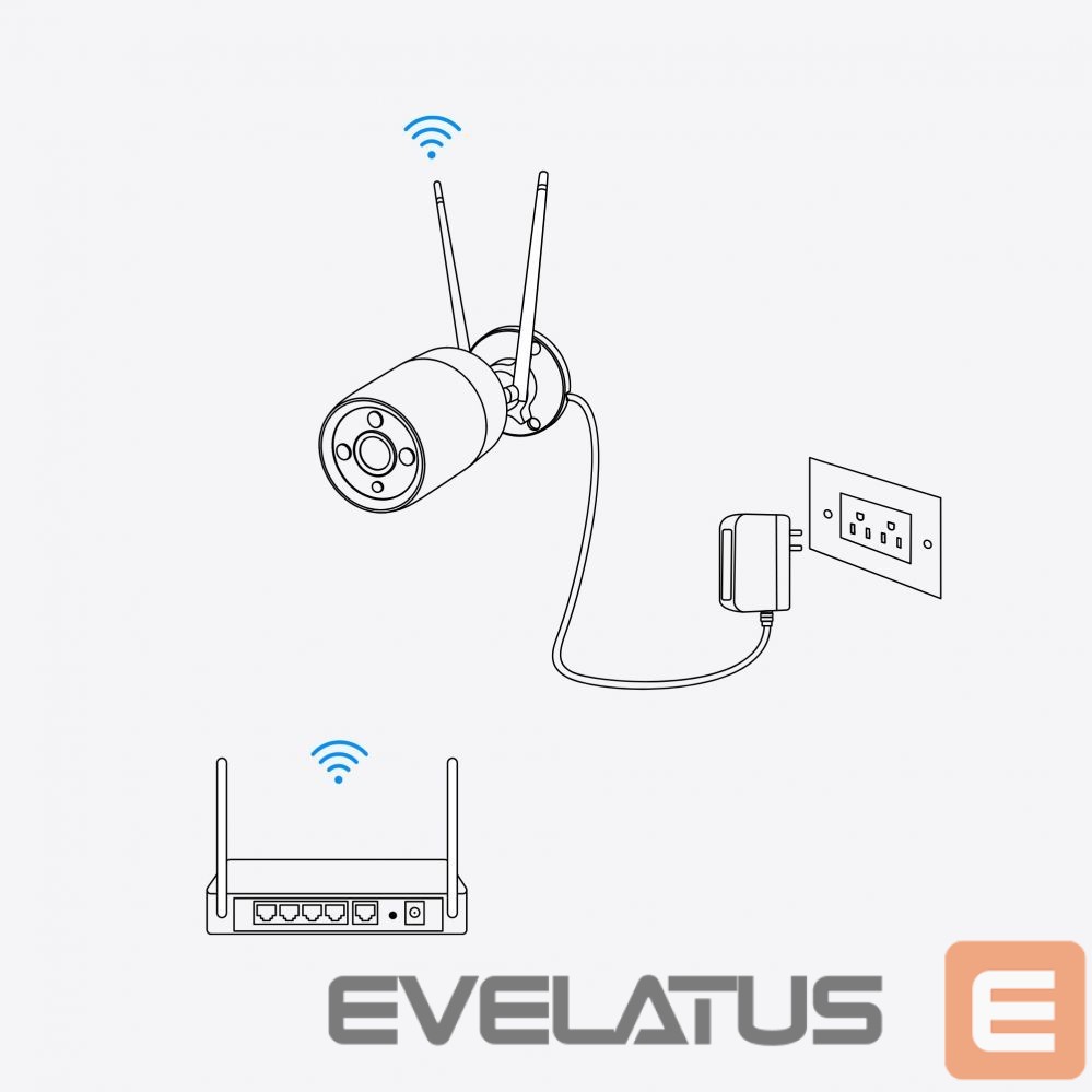 Veebikaamera Reolink WiFi Camera W320 Bullet 5 MP Fixed IP67 H.264 Micro SD, Max. 256 GB