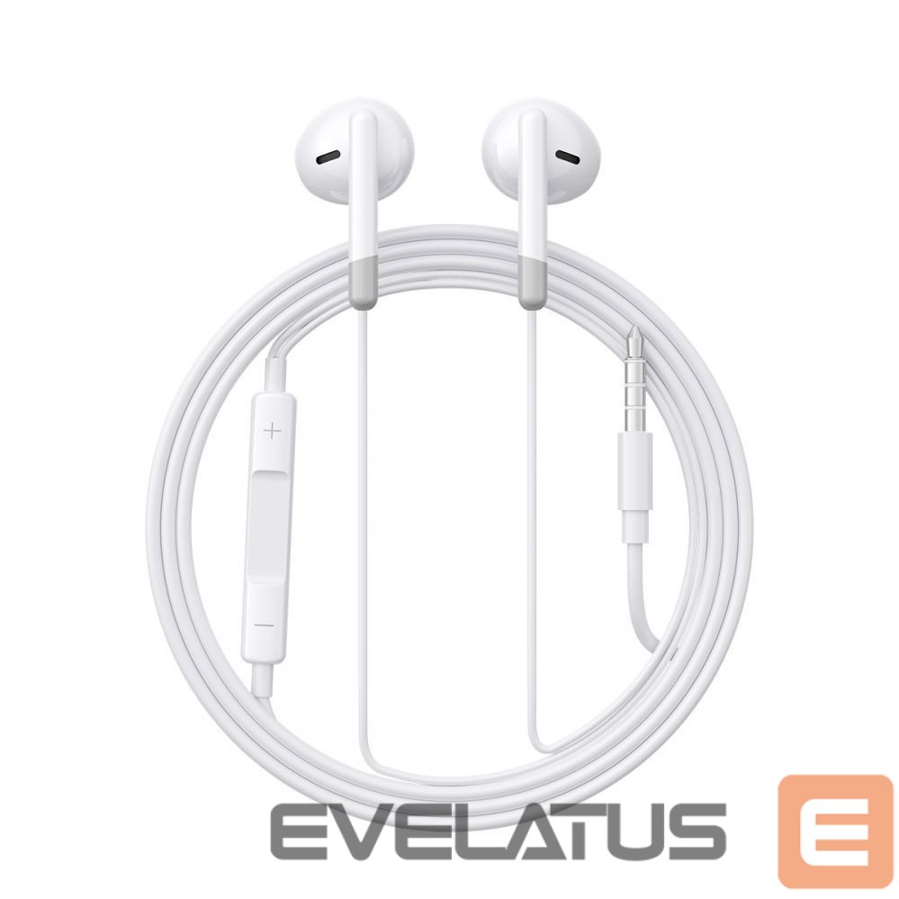 Kõrvaklapid Joyroom Joyroom JR-EW01 in-ear wired mini jack headphones with remote control - white