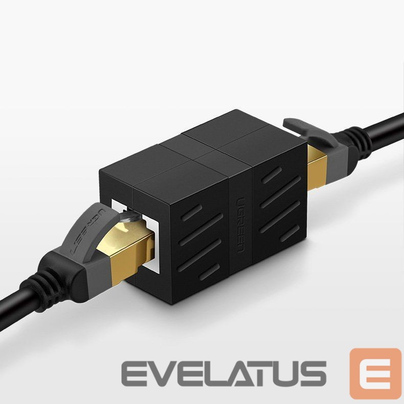 Üleminek Ugreen Ugreen Network Connector Ethernet RJ45 10 Gbps Network Cable Connector Black (NW114 20390) Black