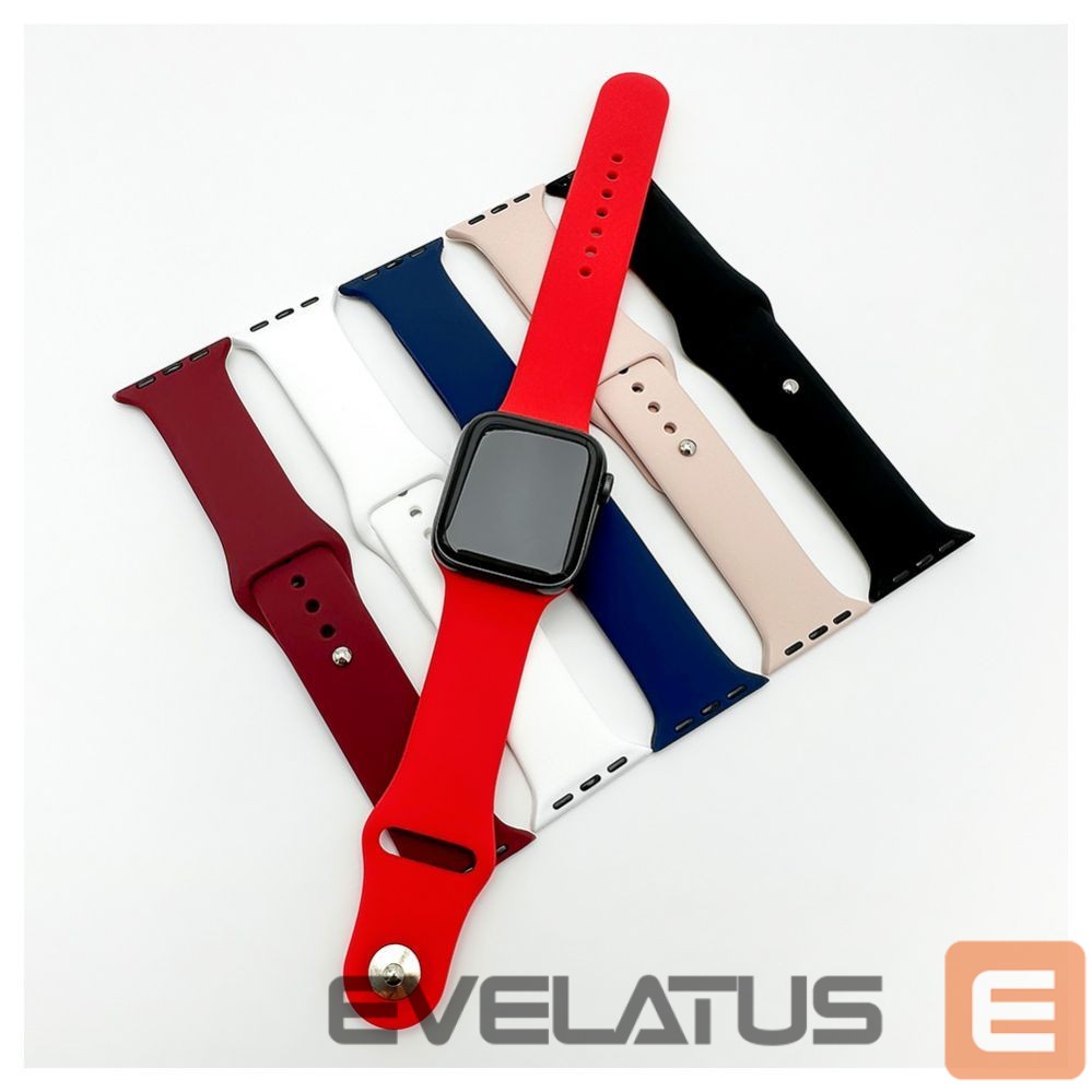 Rihm Evelatus Evelatus Apple Watch 38/40/41mm Silicone Loop Watch Straps (132mm M/L) Blue