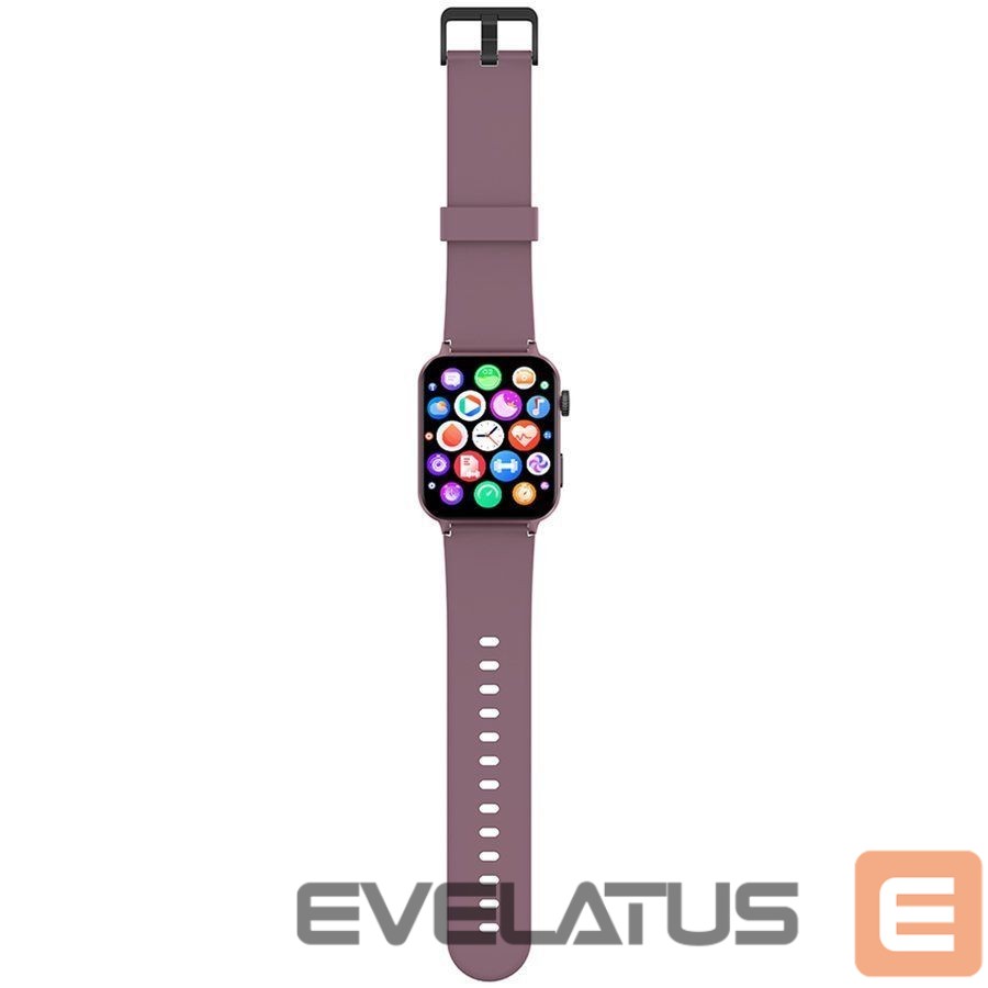 Nutikell Blackview Blackview R30 Pro Fitness Smartwatch, 1.83-inch HD,220mAh Battery, 24-hour SpO2 Detection + Heart Rate Monitoring, Monitor Sleep status, Calls and SMS notification, Purple