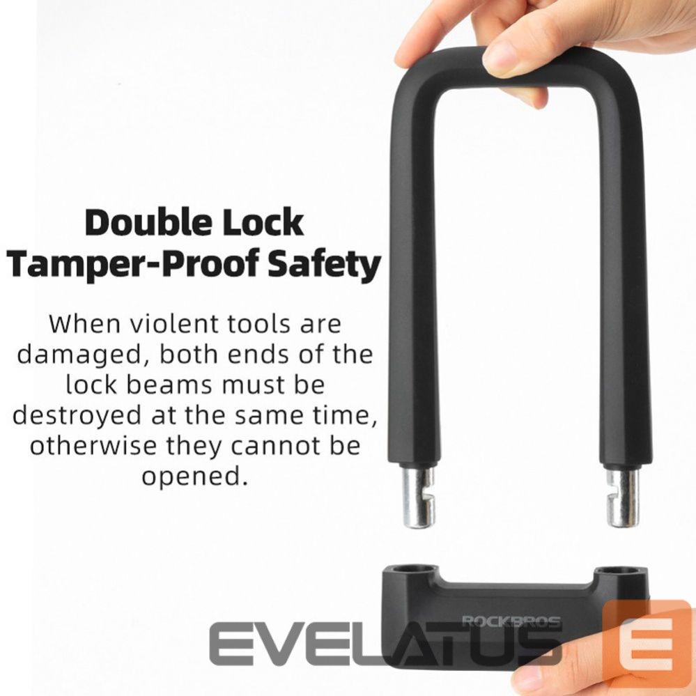 Jalgratta tarvik Rockbros Rockbros RKS626-BK U-lock Bike Lock - Black