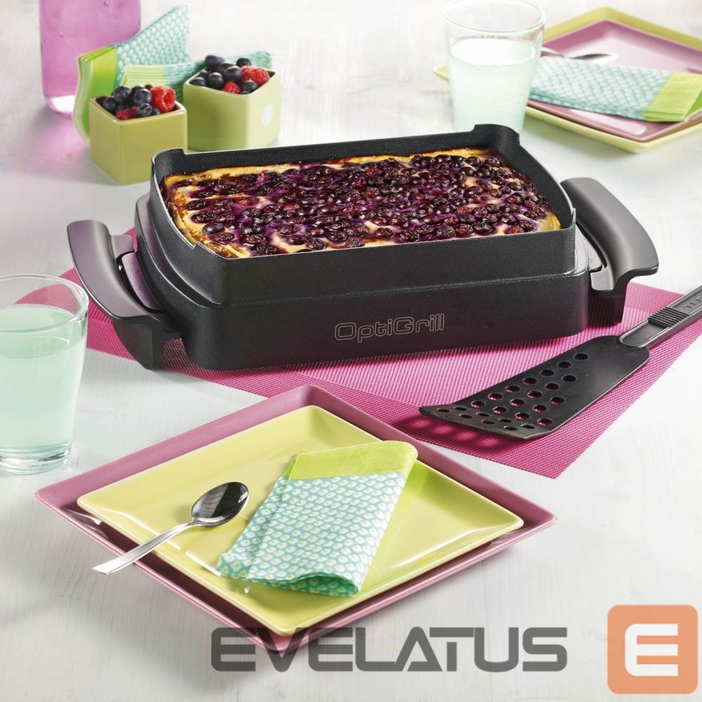 Röster TEFAL XA725870 OptiGrill Elite Snack and baking accessory, Black