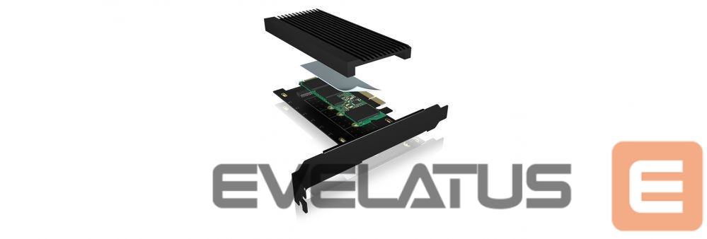 Üleminek Raidsonic Converter for 1x HDD/SSD for PCIe x4 slot IB-PCI208-HS Black