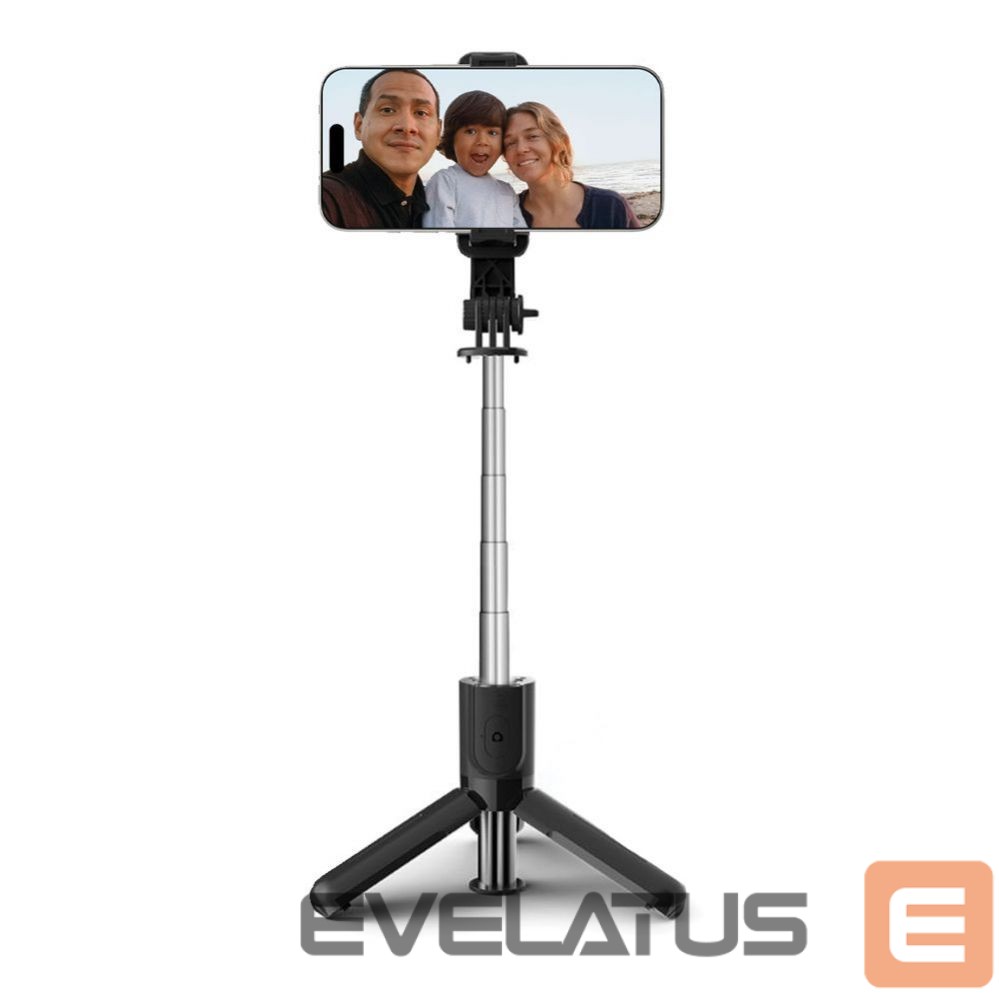 Kaameratarvik Tech-Protect Tech-Protect L02S Bluetooth selfie stick with tripod up to 72cm - black