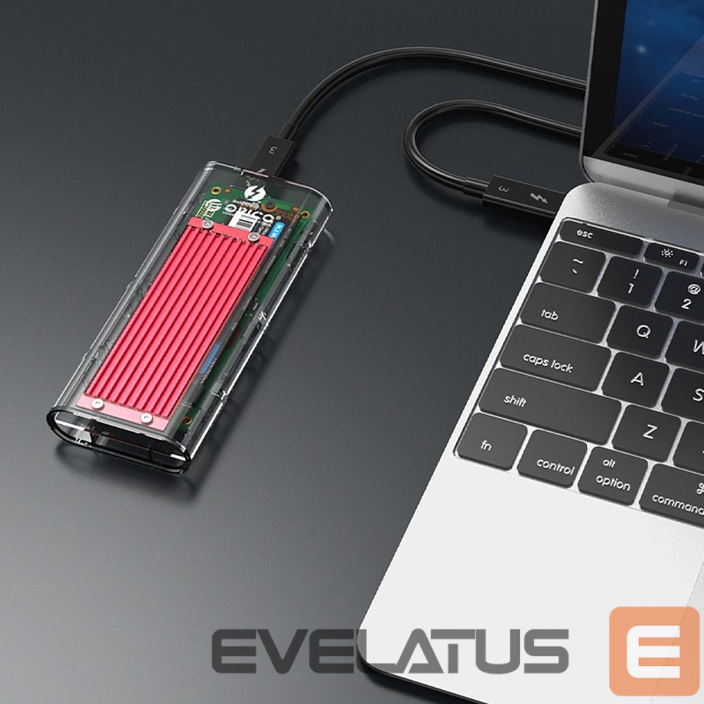 Muu arvutitarvik Orico Orico TCM2-C3 M.2 NVME to USB-C 10Gb/s Disk Drive - Red