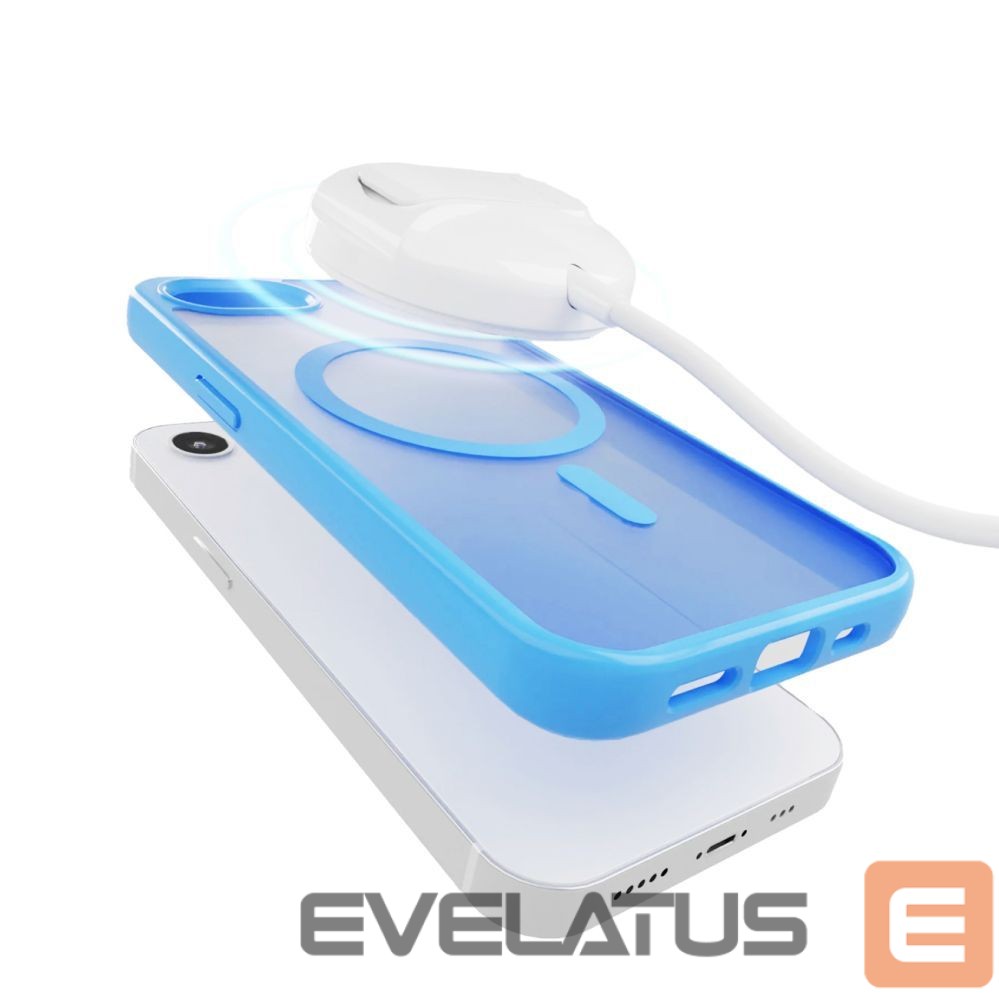 Tagakaaned Puro Puro Cover in TPU "GRADIENT" with Magsafe and gradient effect for iPhone 16E, blue