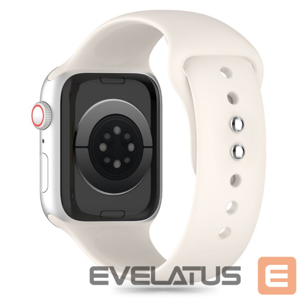 Rihm Tech-Protect Tech-Protect Silicone Strap for Apple Watch 4 / 5 / 6 / 7 / 8 / 9 / SE (38 / 40 / 41 mm) - Beige