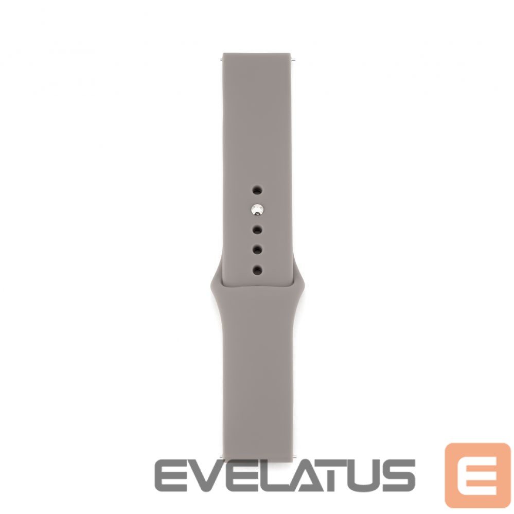 Rihm Connect 22mm Silicone Loop Watch Strap (S/M 110mm) Gray