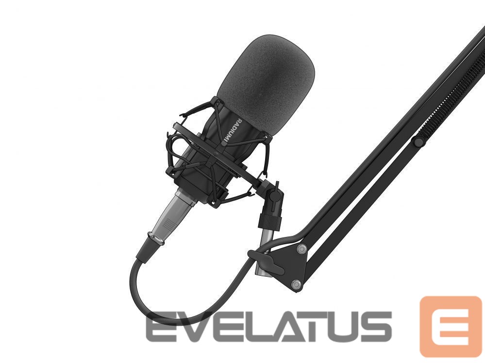 Muu arvutitarvik Genesis Gaming Microphone Radium 300 Black, Wired