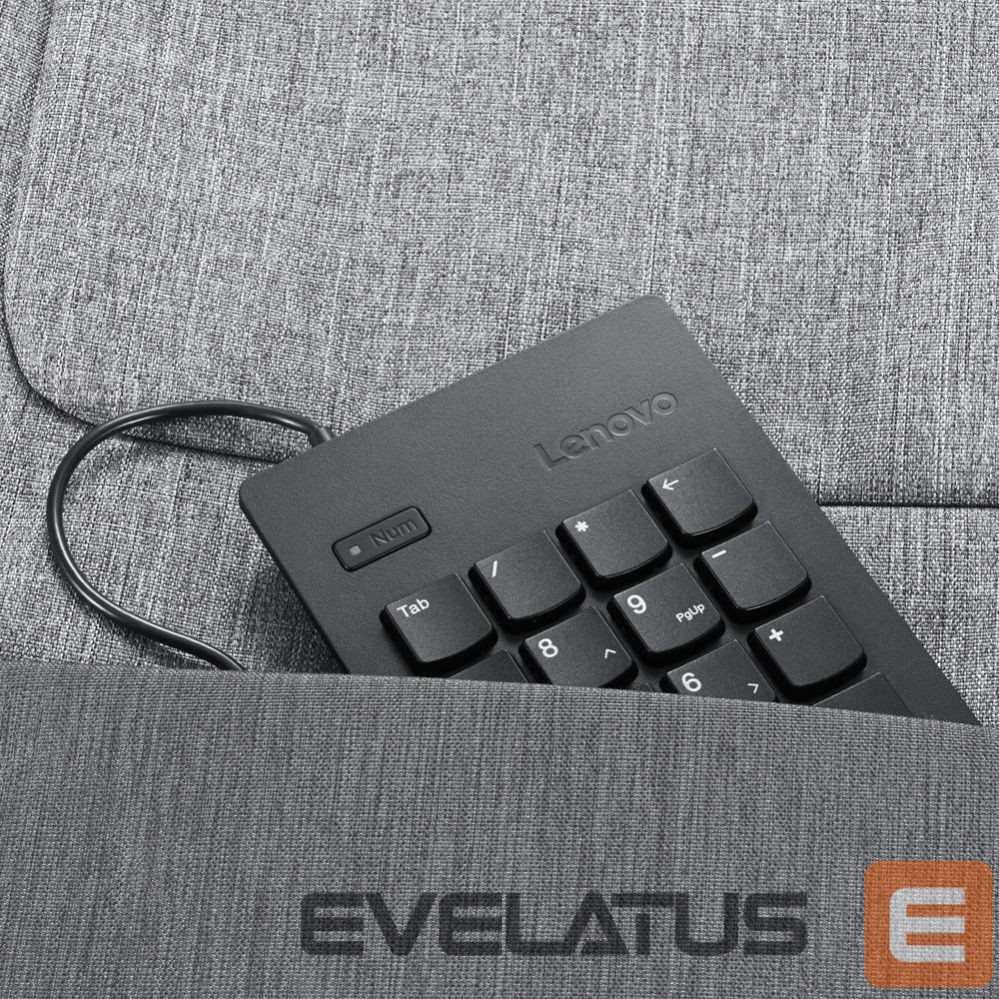 Arvuti klaviatuur Lenovo Essential USB Numeric Keypad Gen II Wired, Black