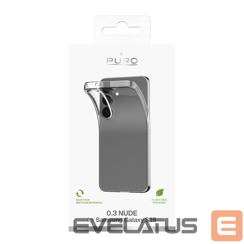 Tagakaaned Puro Silicone Case Puro 03 Nude for Samsung Galaxy S25 - Transparent