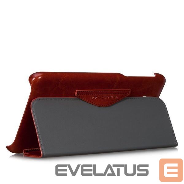 Kaaned Hoco Samsung Galaxy Tab 3 7.0 T210 Crystal Folder Series Brown