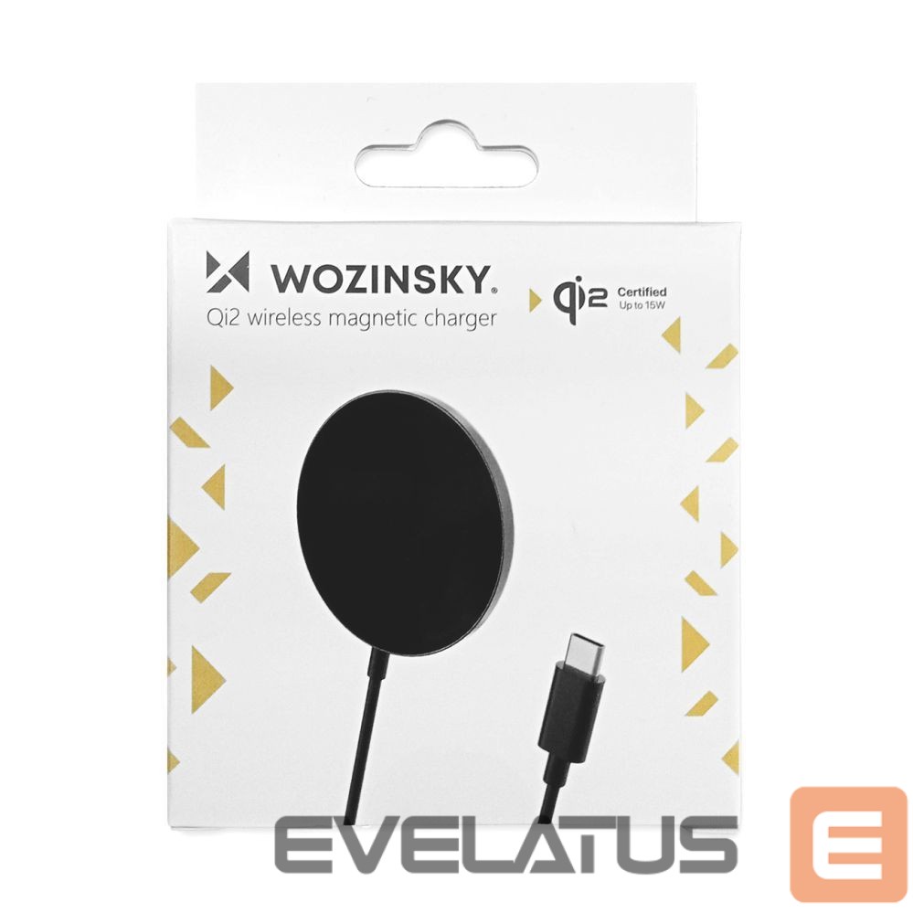 Adaptrid Wozinsky Wozinsky 15W Wireless Qi2 Inductive Charger - Black