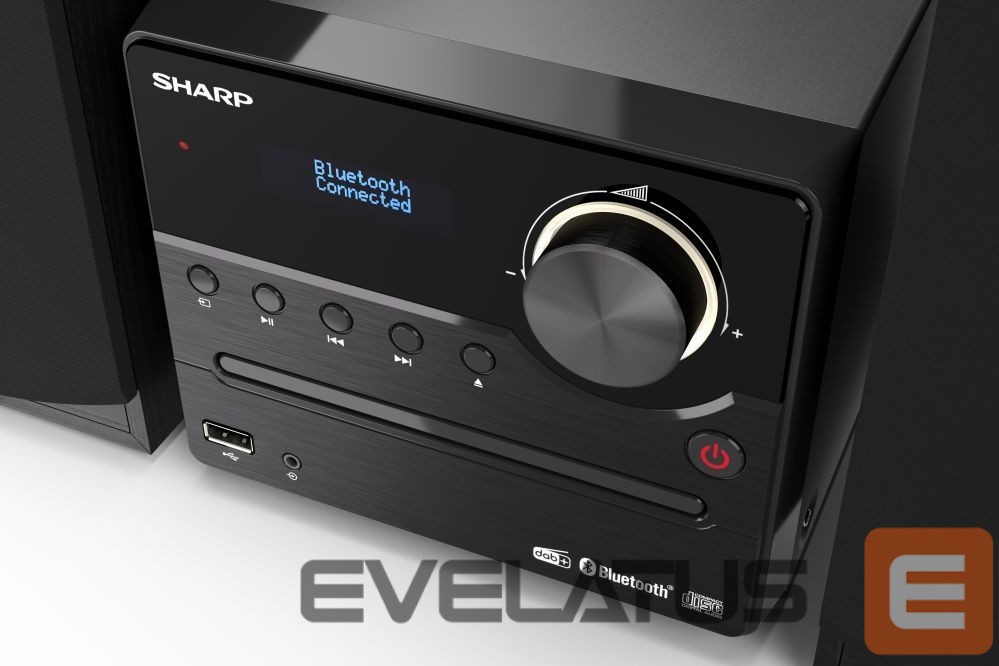 Interaktiivne lahendus Sharp XL-B517D(BK) Hi-Fi Micro System, CD/FM/USB/Bluetooth v5.0, Aux-in, 45W, Black