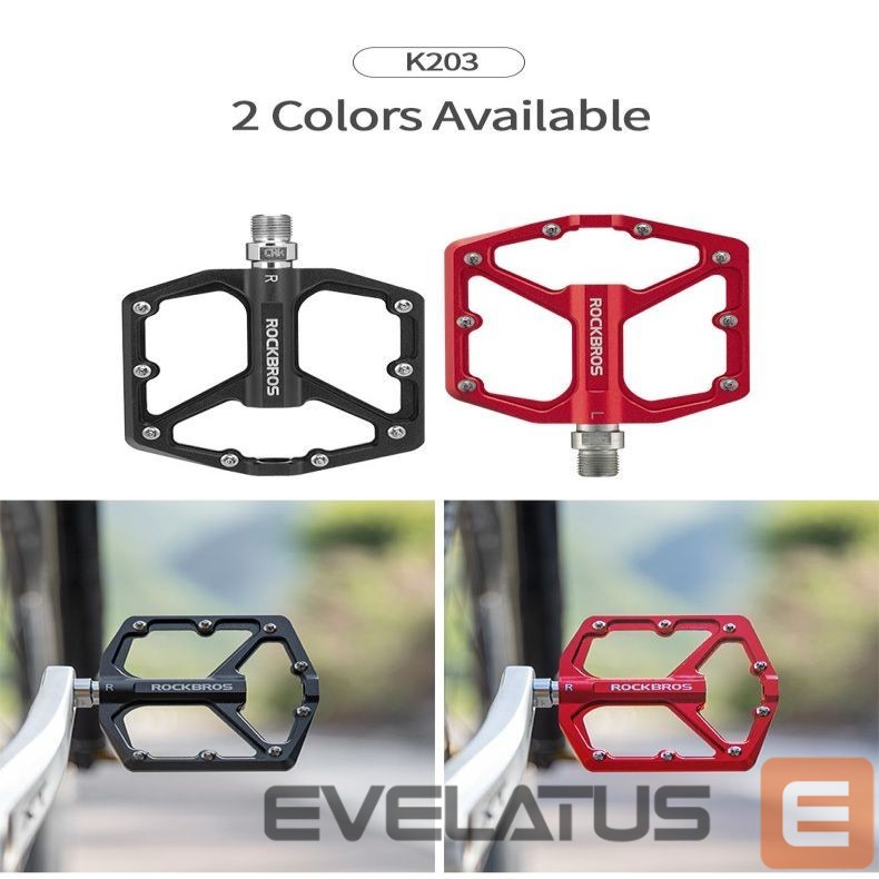 Jalgratta tarvik Rockbros Rockbros K203-BK bicycle pedal set - black