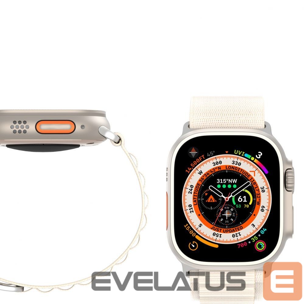 Rihm Dux Ducis Sport Buckle Strap for Apple Watch 38/40/41/42MM Starlight