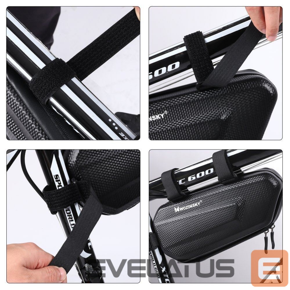 Jalgratta tarvik Wozinsky Wozinsky Bicycle Frame Bag 1.5L Black (WBB10BK)