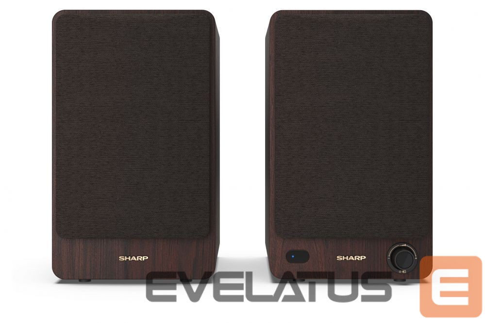 Arvutikõlarid Sharp CP-SS30 Bookshelf Speakers, Brown