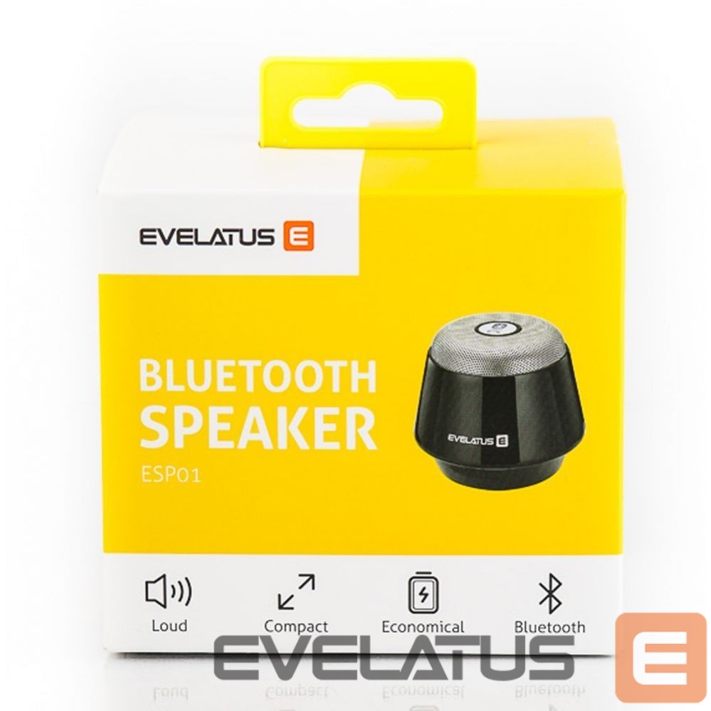 Juhtmevabad kõlarid Evelatus Bluetooth Speaker ESP01 Black
