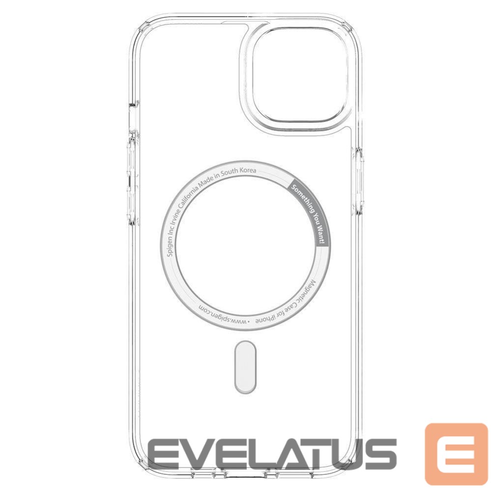 Tagakaaned Spigen Transparent || White