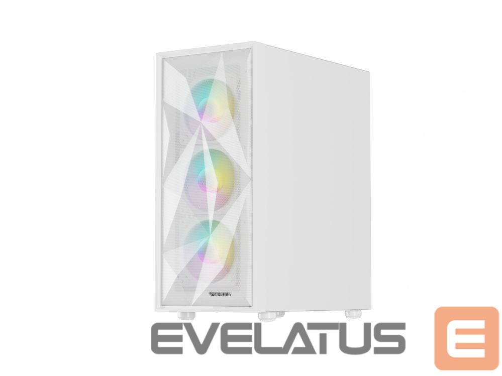 Arvuti komponendid Natec NATEC Genesis PC Case Diaxid 605 white