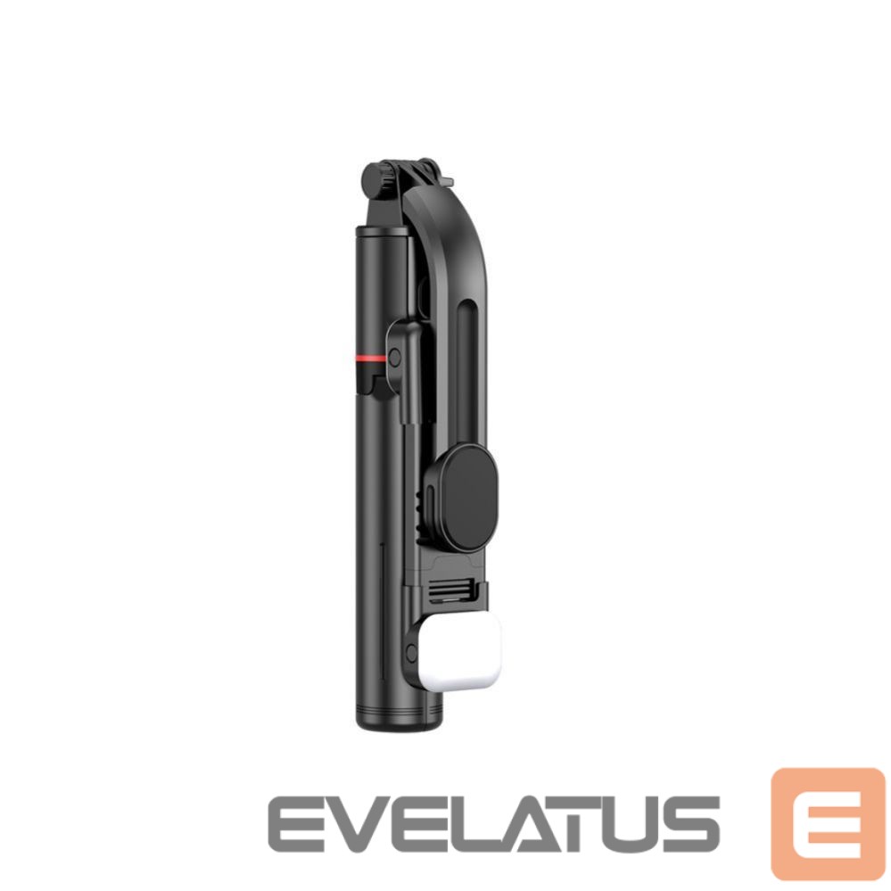 Kaameratarvik Tech-Protect Tech-Protect L05S Bluetooth Selfie Stick with Tripod up to 105cm with LED Light - Black