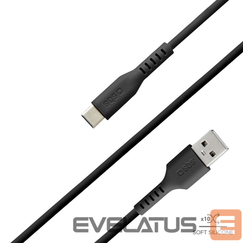 Kaabel SBS SBS TECABLEMICROC15K USB-A - USB-C Cable 1.5m - Black