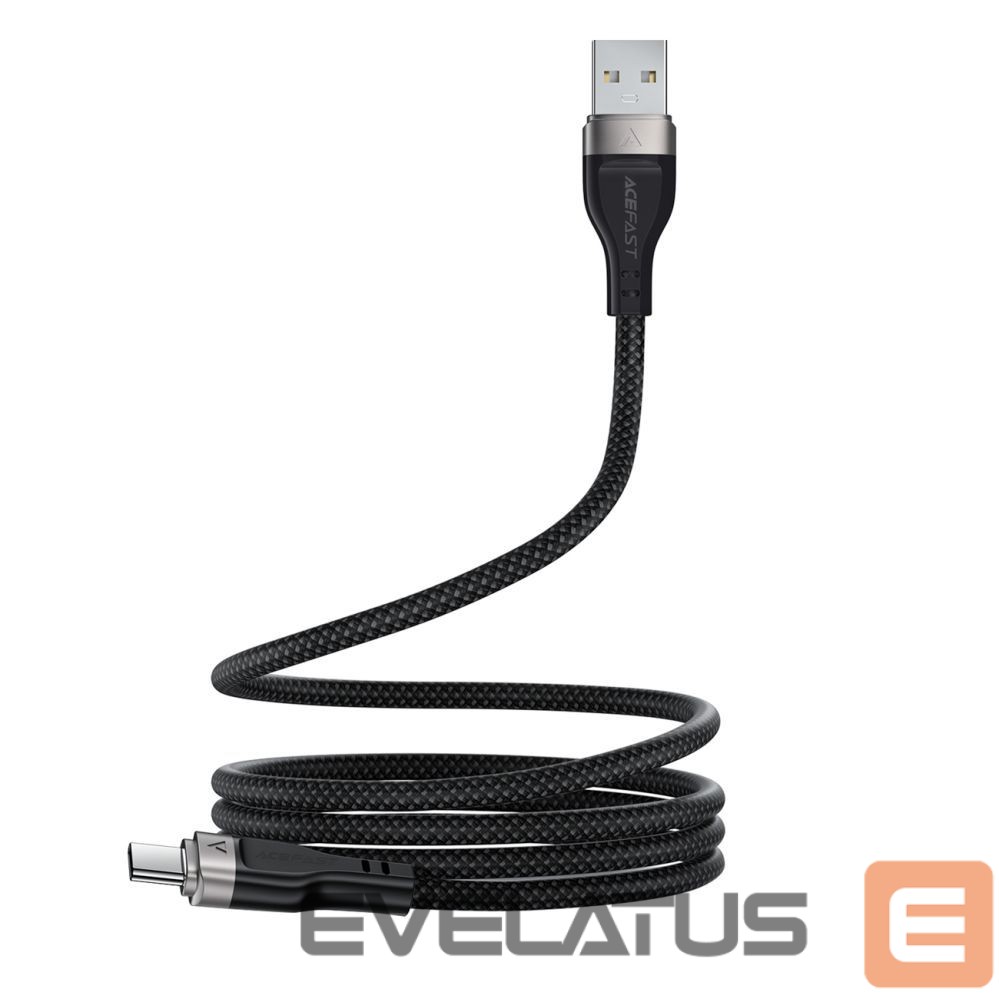 Kaabel Acefast Acefast C11-04 USB-A - USB-C 3A Cable 1.2m Magnetic Braid - Black
