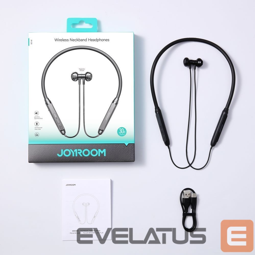 Kõrvaklapid Joyroom Joyroom JR-D8 Bluetooth Wireless Headphones with Headband - Black