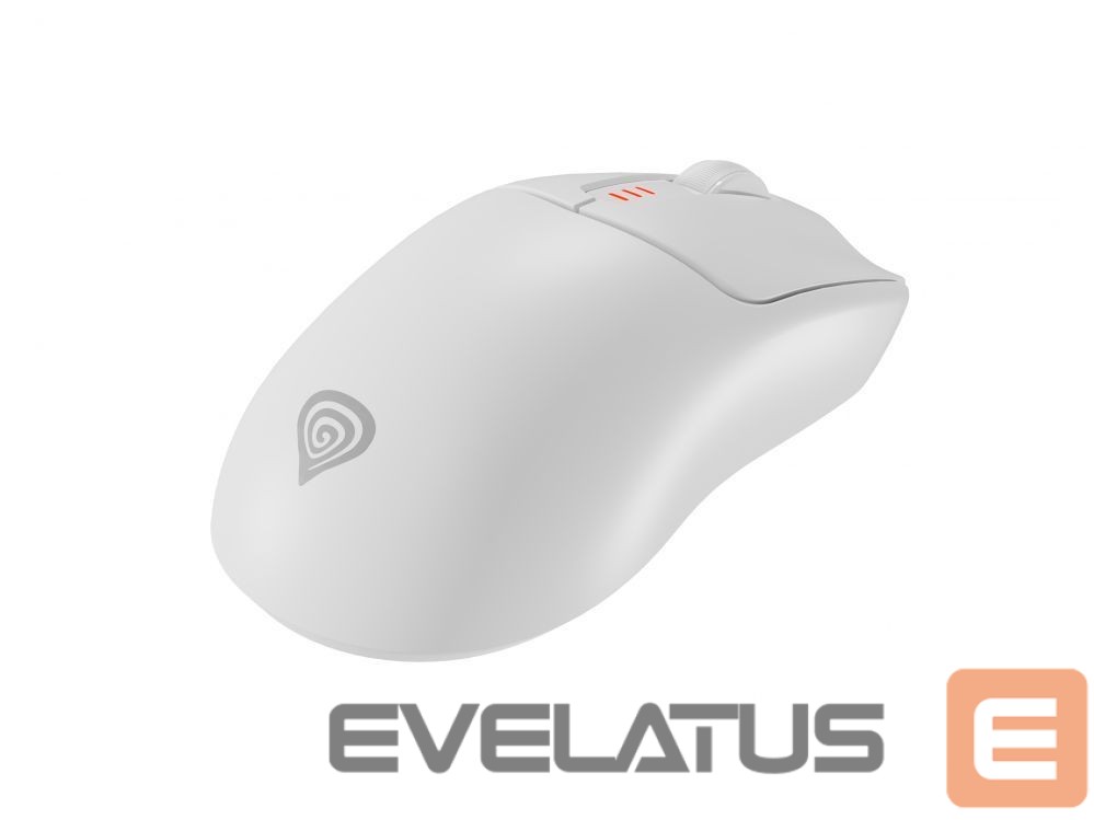 Arvutihiir Genesis Zircon 500 | Wireless/Wired | Gaming Mouse | 2.4 GHz, Bluetooth, USB | White