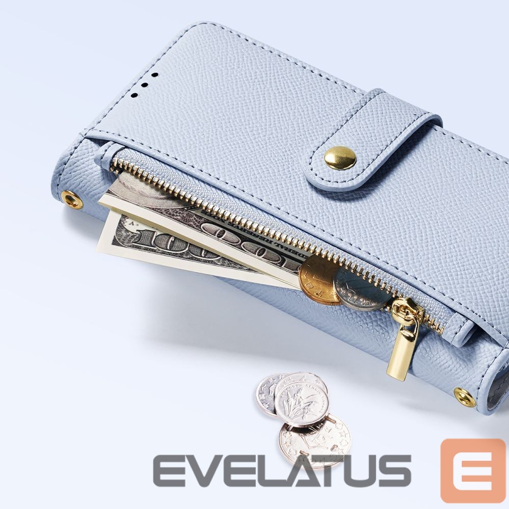 Tagakaaned Dux Ducis Dux Ducis Lawa Leather Case for iPhone 15 Pro - Blue