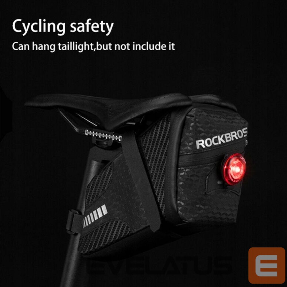 Jalgratta tarvik Rockbros Rockbros C29-BK waterproof bicycle bag under the saddle - black