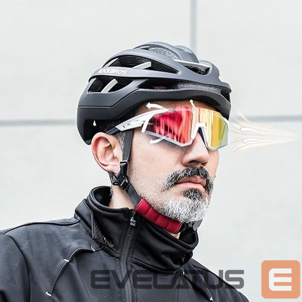 Jalgratta tarvik Rockbros Rockbros SP297 polarizing cycling glasses - white