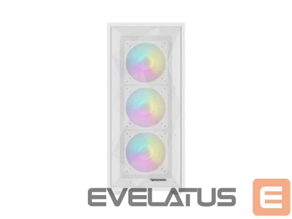Arvuti komponendid Natec NATEC Genesis PC Case Diaxid 605 white