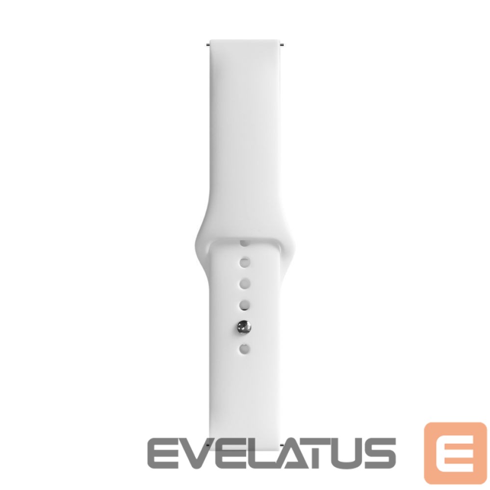 Rihm Evelatus Evelatus Watch 20mm Silicone Loop Watch Straps (130mm M/L) White