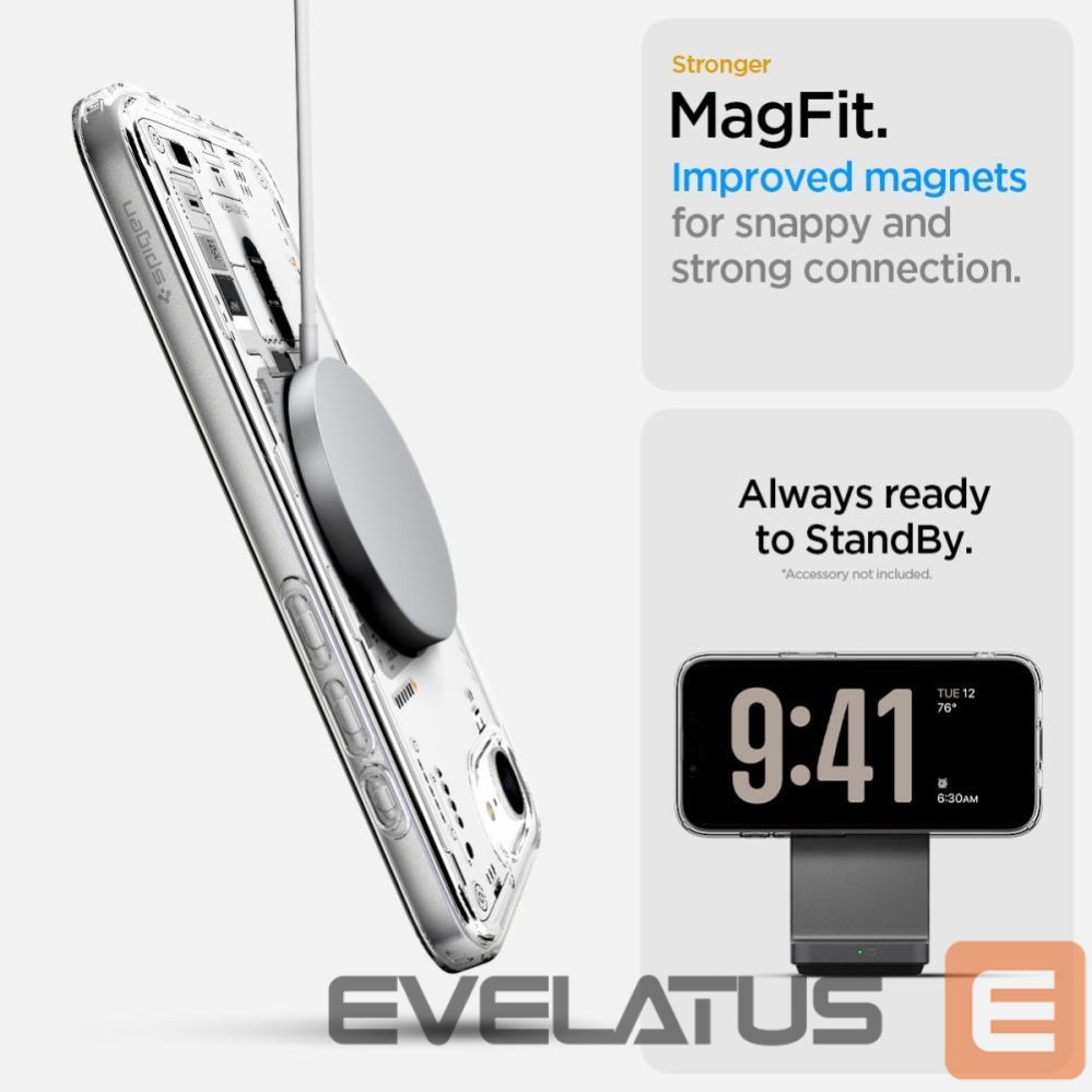 Tagakaaned Spigen Spigen Ultra Hybrid MagSafe Case for iPhone 16e Neo One - Clear