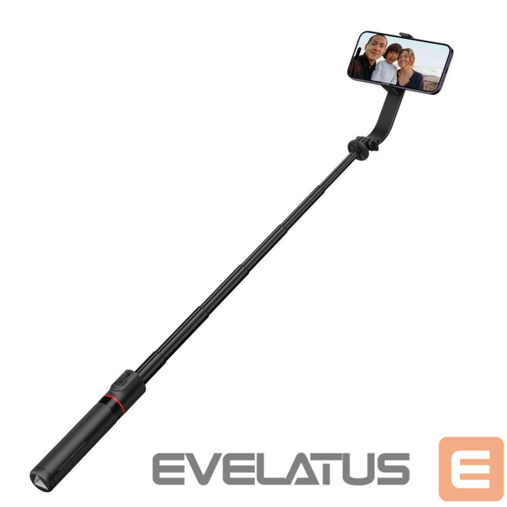 Kaameratarvik Tech-Protect Tech-Protect L04S Bluetooth Selfie Stick with Tripod up to 95cm and 360 Head - Black