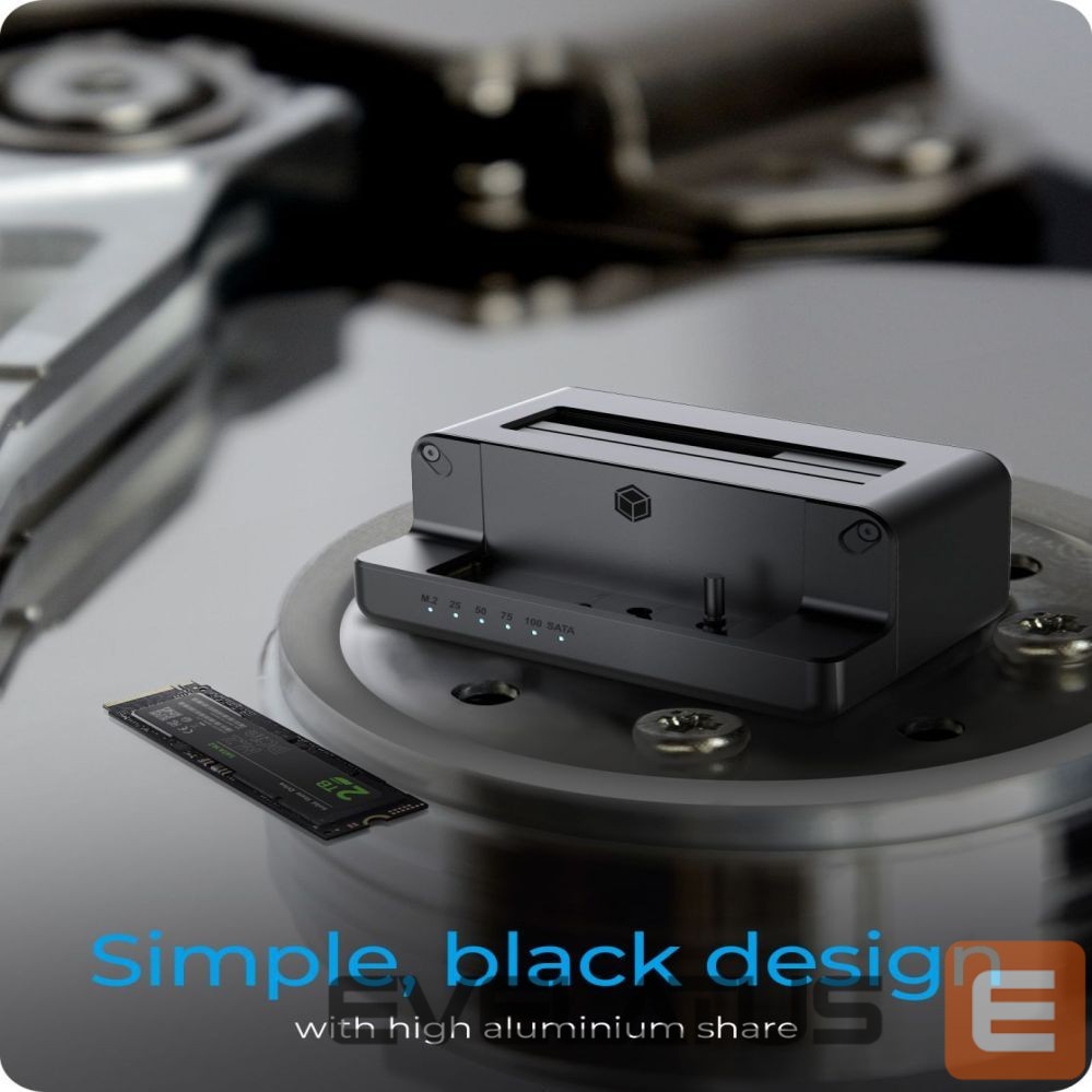 Muu arvutitarvik Raidsonic Icy Box IB-2914MSCL-C31 Docking and cloning station for M.2 NVMe SSD & 2.5''/3.5'' SATA SSD/HDD