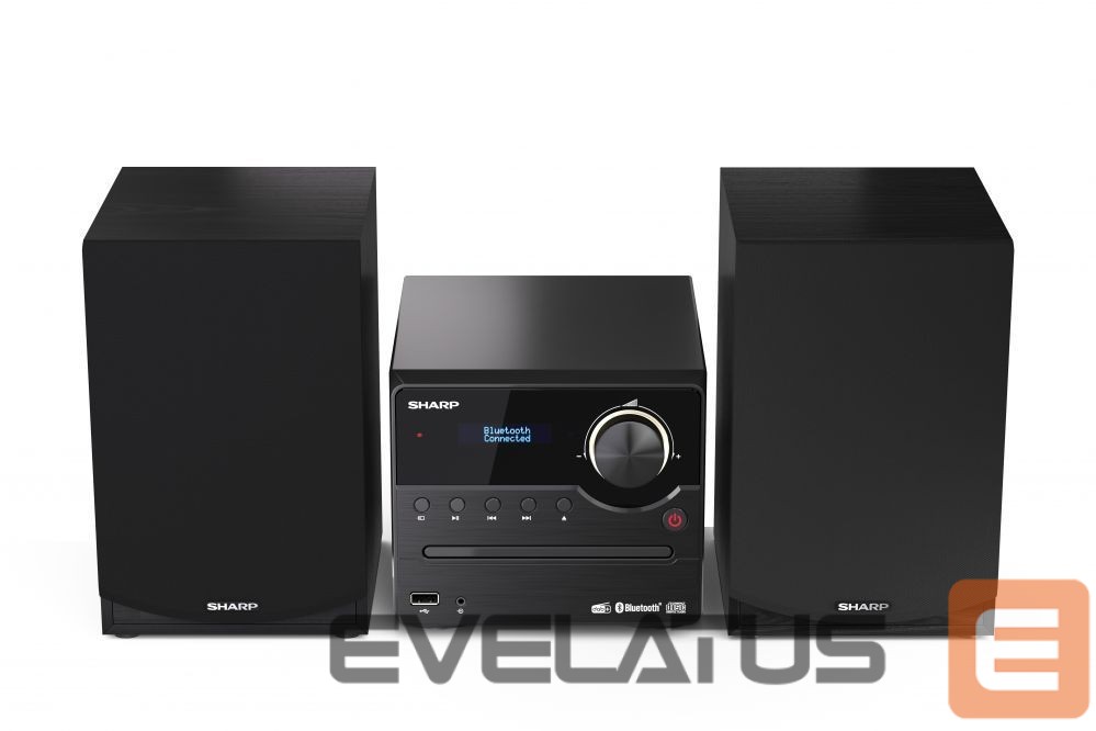 Interaktiivne lahendus Sharp XL-B517D(BK) Hi-Fi Micro System, CD/FM/USB/Bluetooth v5.0, Aux-in, 45W, Black