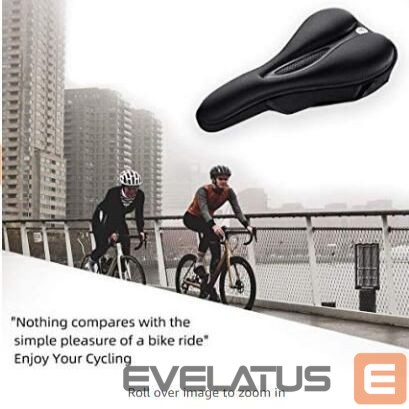Jalgratta tarvik Rockbros Rockbros LF047-B silicone gel bicycle seat cover size L - black