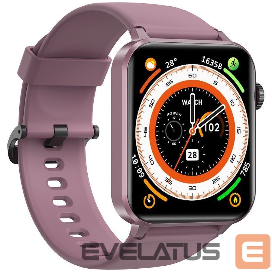 Nutikell Blackview Blackview R30 Pro Fitness Smartwatch, 1.83-inch HD,220mAh Battery, 24-hour SpO2 Detection + Heart Rate Monitoring, Monitor Sleep status, Calls and SMS notification, Purple