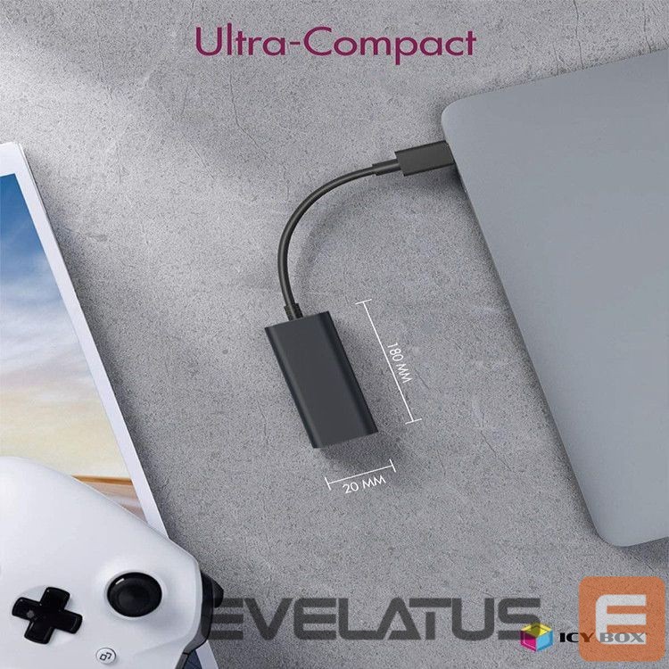 Ruuterid Raidsonic USB 3.0 (A-Type) to Gigabit Ethernet Adapter IB-AC501a