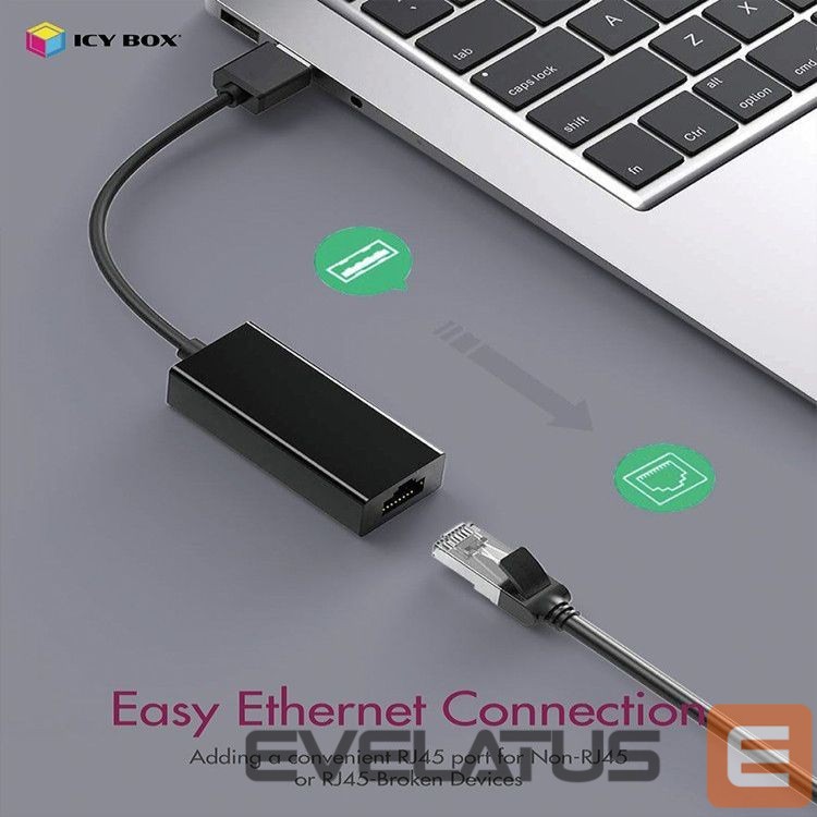 Ruuterid Raidsonic USB 3.0 (A-Type) to Gigabit Ethernet Adapter IB-AC501a